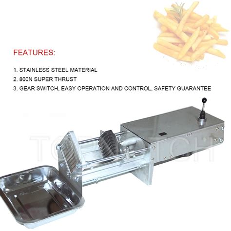 Industrial Electric Tapioca Crispy Carrot Slicer French Fries Cutter