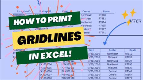 How To Print From Excel With Gridlines