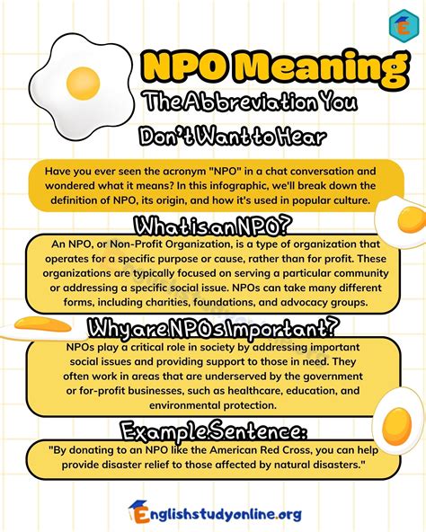 NPO Meaning: What Does This Acronym Stand For? - English Study Online