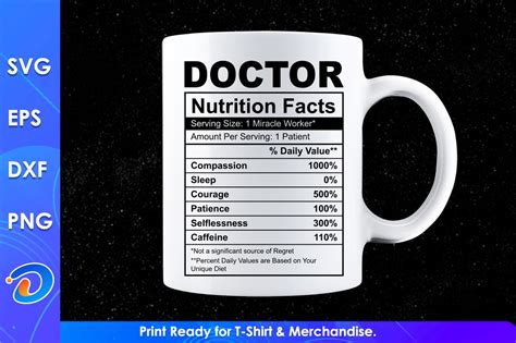 Doctor Nutrition Facts Funny T Shirt Graphic by Designtorch · Creative Fabrica