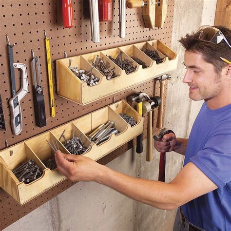 Nail Down The Hardware Organization In Your Shop Build These Bin Racks