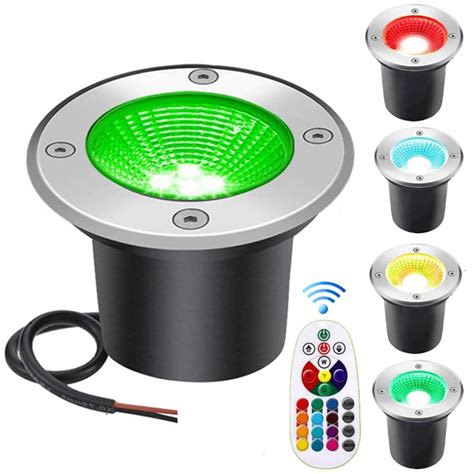 Outdoor Waterproof Rgb Led Underground Light W V Landscape Lighting