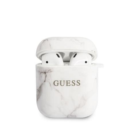 Guess Airpods Kuori Marble Valkoinen Gigantti Verkkokauppa