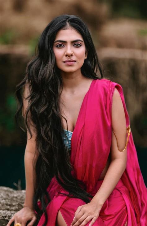 Actress Malavika Mohanan Hot Sexy Navel And Cleavage Show In Apsara Dress Photoshoot Stills