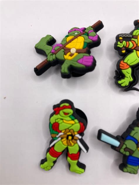 Teenage Mutant Ninja Turtles Jibbitz 4 Pack Of Croc And Shoe Etsy