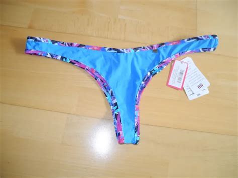 Wicked Weasel Sexy String Bikini Hose Multi Blue Neu Xl