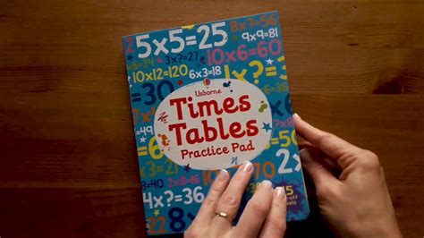 Times Tables Practice Pad Tear Off Pads Times Tables Worksheets