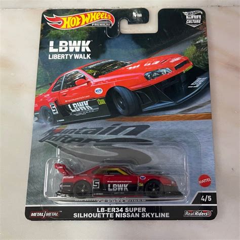 Hot Wheels Premium 35 Each Fandf Nissan Skyline Gtr R34 Lbwk Lb Er34 Super Silhouette Hobbies