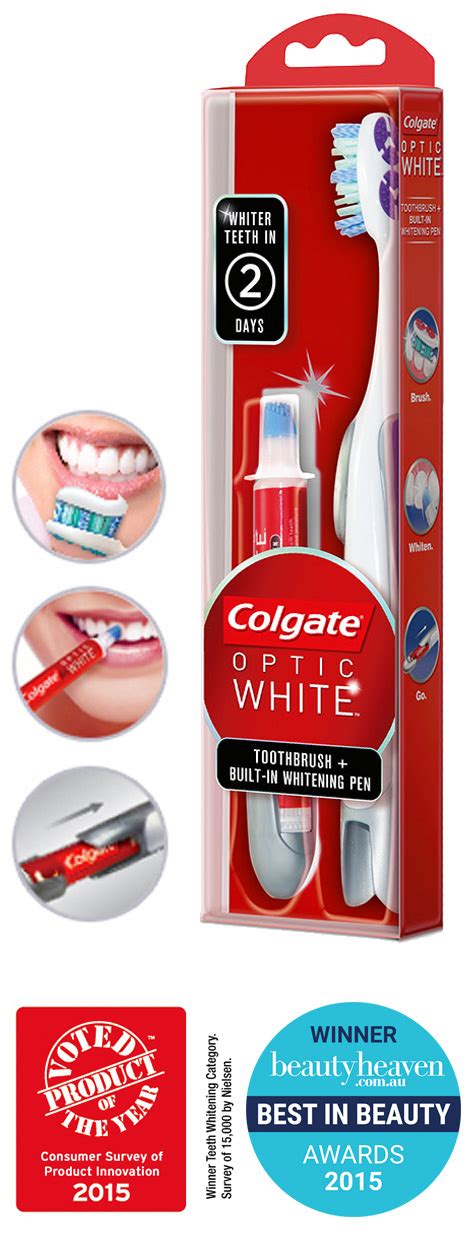 Colgate Optic White® | Teeth-Whitening Toothbrushes