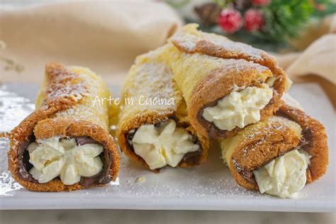 CANNOLI DI PANDORO TIRAMISù E NUTELLA dolcetti sfiziosi e veloci