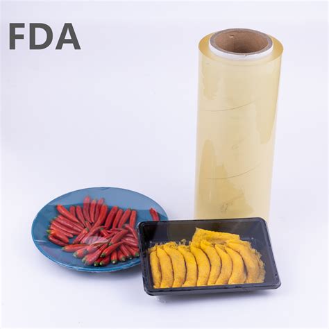 Wholesale Jumbo Roll Food Grade Clear PVC Stretch Cling Film Roll