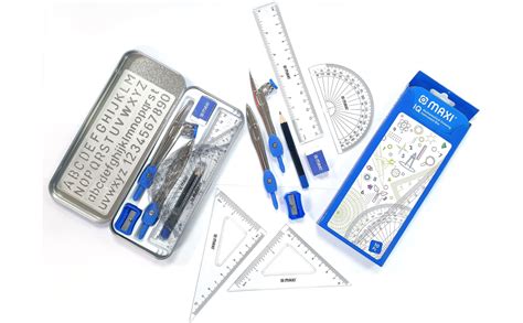 Maxi Metal Geometry Box 10pc Blue Iq Metal Geometry Set Mgb10 Buy Online At Best Price In