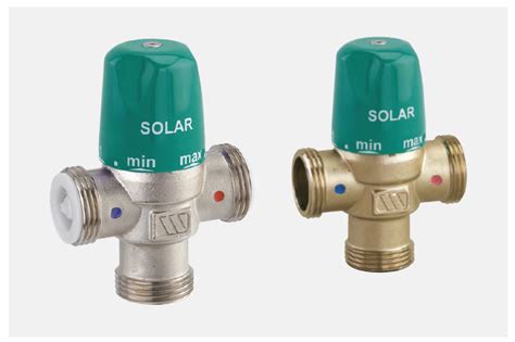 Solar Thermostatic Mixing Valve For High Flow Rate Systems