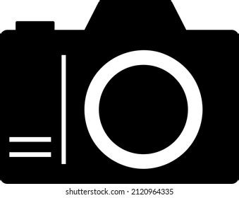 Camera Silhouette Isolated Vector Icon Stock Vector (Royalty Free ...