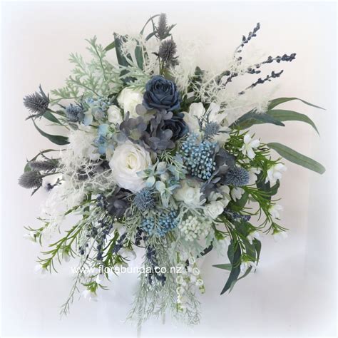 Blue And White Wedding Flower Arrangement | Best Flower Site