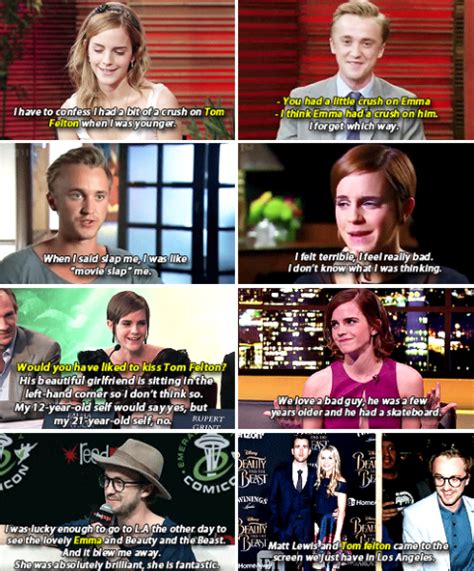 Tom Felton and Emma Watson | “Feltson” through the years. | Tom felton ...