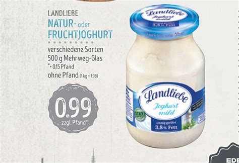 Landliebe Natur Oder Fruchtjoghurt Angebot Bei Edeka Struve