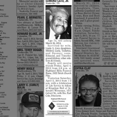 Obituary For EDMOND CATO Aged 74 Newspapers