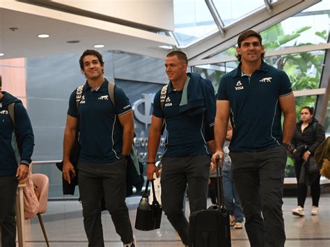Los Pumas ya están en Córdoba para entrenar frente a los hinchas y