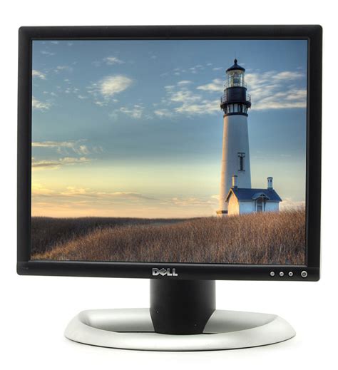 Dell 1703fp 17 Silverblack Lcd Monitor Grade C