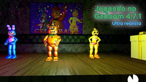 Jogando Fnaf 2 Doom Remake Android No Gzdoom 471 Ultra Realista Youtube