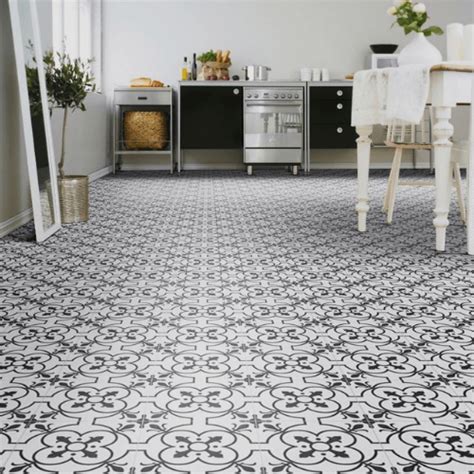 Everything You Need To Know About Black And White Vinyl Floor Tile ...