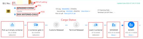 MSC Container Tracking by One Click | YQN