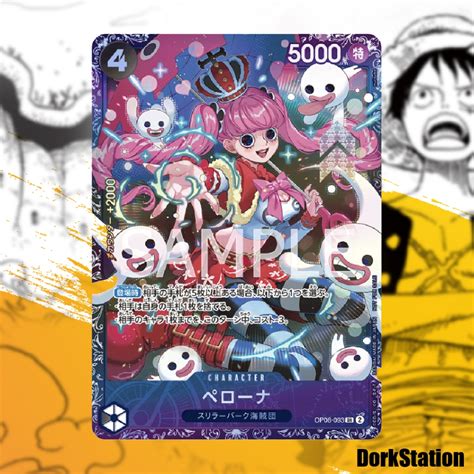 One Piece OP06 093 Perona Card Op06 Alternate Art AA Parallel Flagship