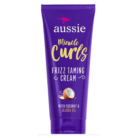 Aussie Miracle Curls Frizz Taming Curl Cream Curly Hair Fl Oz In