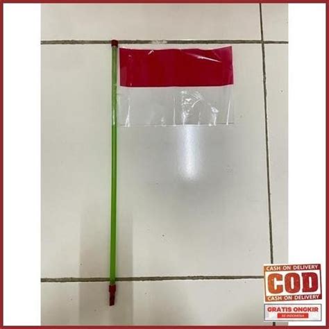 Jual Termurah 20 Pcs Bendera Pluit Plastik Bendera Merah Putih