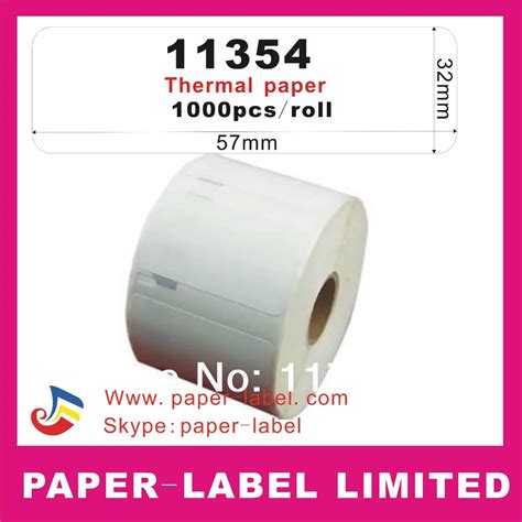 40x Rolls Dymo 11354 adhesive labels roll size 57mm x 32mm-in File ...