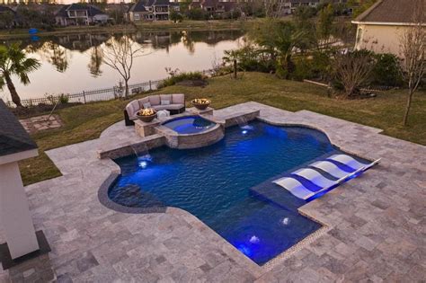 Custom Backyard Pool Spa Designs And Photos Backyard Oasis Inc