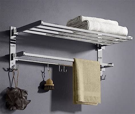 Fortune Stainless Steel Folding Towel Rack For Bathroom Towel Stand