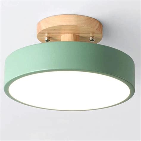 Plafonnier Led Montage Semi Encastr Moderne Macaron Gradation