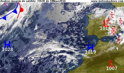 Tempo nas ilhas Previsão do tempo na Madeira para domingo 25 de Maio