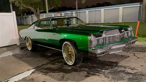 Insane 1973 Donk Chevy Big Wheels Donks Amazing Whipz Bigrims Candy