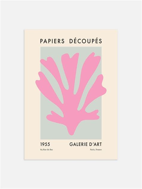 Papiers Découpés Pink Poster | Postery Online Store