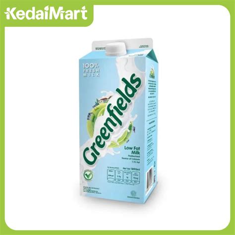 Greenfields Fresh Milk Low Fat Ml Lazada Indonesia