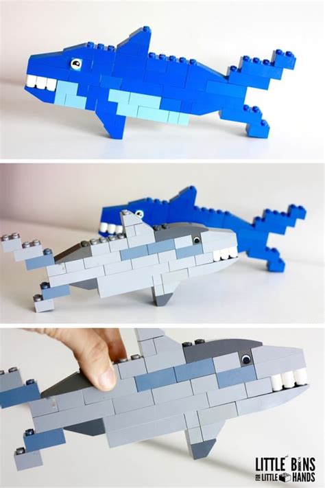 LEGO Shark - Little Bins and Bricks