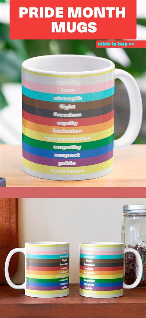 Progress Pride Flag For All Lgbtqi Colorful Diversity Coffee Mug For