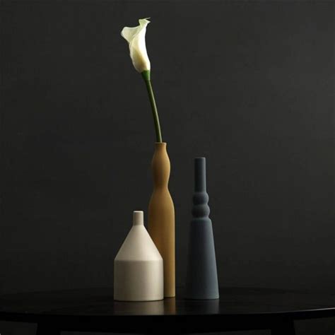 Luxury Morandi Color Vase Flower Modern Minimalist Creative Ceramic