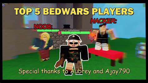 Top 5 Bedwars Players🛏️ Roblox Youtube