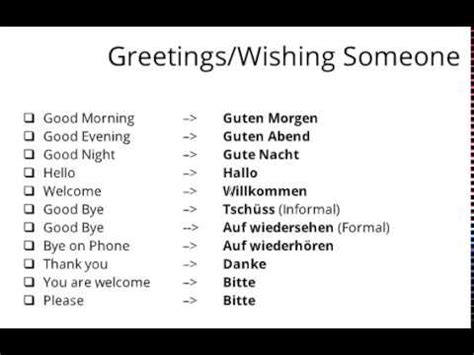 Ways To Say Hello In German From Casual Slang To Formal Off