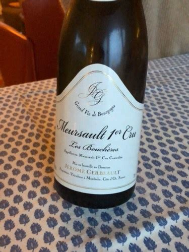 J Rome Gerbeault Meursault Er Cru Les Bouch Res Vivino Us