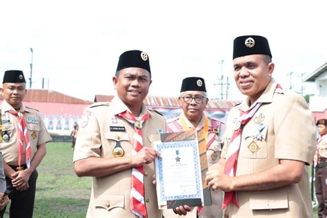 Pembina Apel Hari Pramuka Ke Bupati Sergai Bangga Jadi Bagian