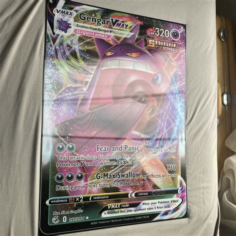 Mavin Pokemon Fusion Strike X In Lenticular Promo Sign Card