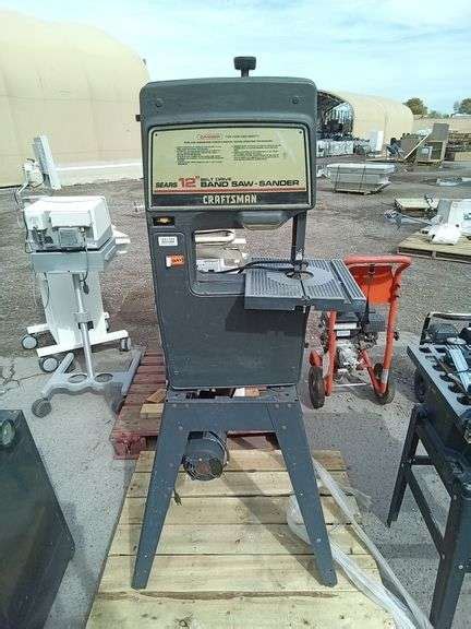 Sears Belt Drive Band Saw Sander Sierra Auction Management Inc