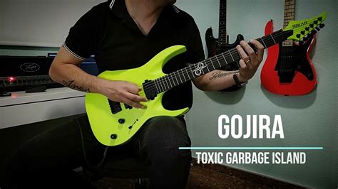 Gojira Toxic Garbage Island Guitar Cover Solar A 26ln Peavey