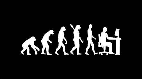 Human Evolution Wallpaper 4k 8k Programmer Coder Developer