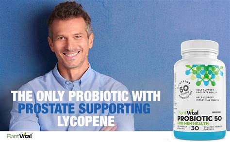 Plantvital Probiotics For Men With Prostate Support Promote Your Gut